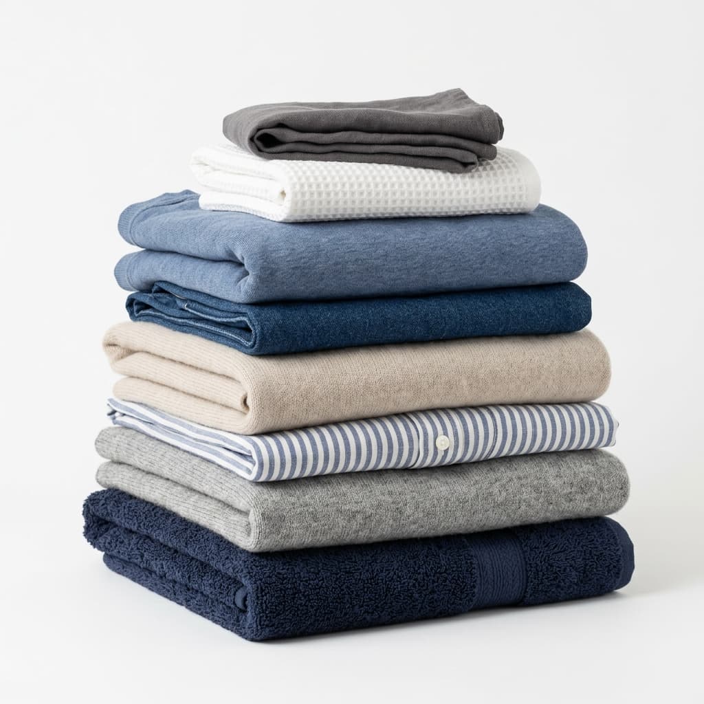 Folded clothes