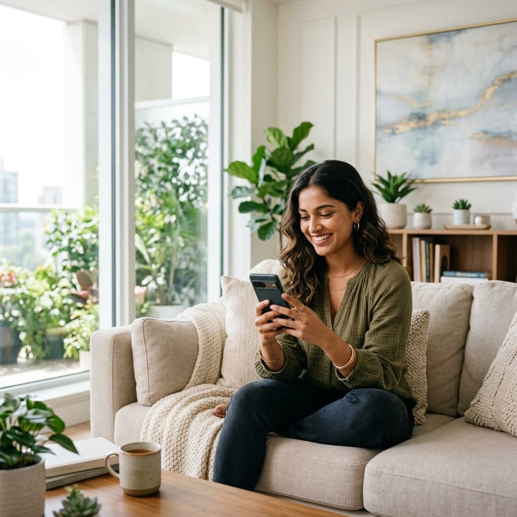 Woman relaxing
